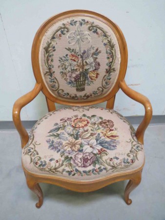 2201 - Kreslo rokoko styl rucni latka  - 4 300 kc